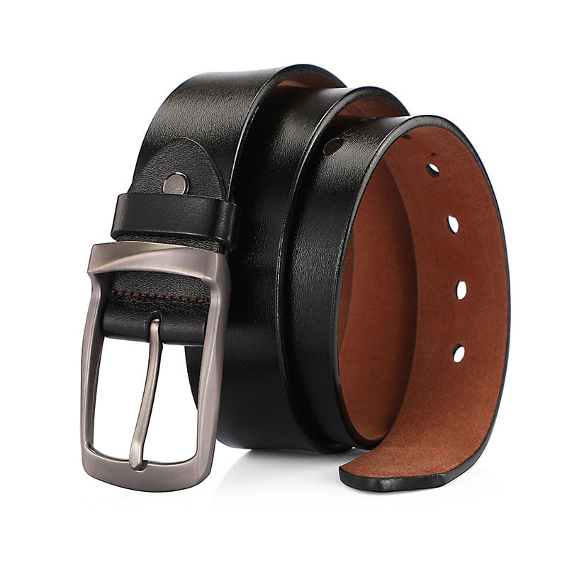 Men's Genuine Leather Fashion alloy luxury business belt - Collection 1 (11 Styles)