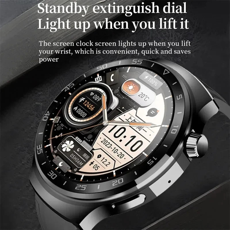 GT3 Pro Smart Watch for Men: HD 390x390 Screen, Heart Rate Monitoring, Bluetooth Calls, IP67 Waterproof, Sport Smartwatch with Customizable Watch Faces