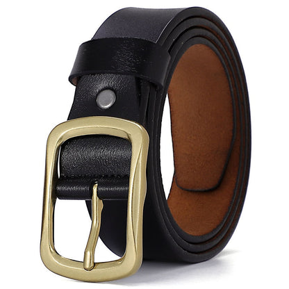 Men's Genuine Leather Fashion alloy luxury business belt - Collection 1 (11 Styles)