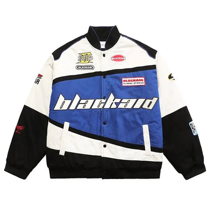 Unisex American retro hip-hop Y2K loose street racing clothing jacket (18 Options)
