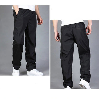 Men's Quick-Dry Breathable Sweatpants: Spring Sports Trousers with Elastic Waist, Straight Wide Joggers, and Running Tracksuit Style - 7 Colors