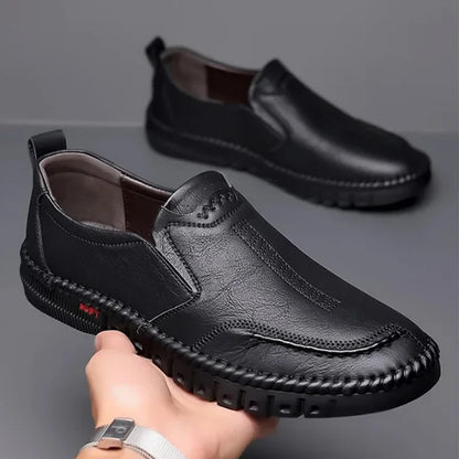 2024 Business Leather Shoes Moccasin Shoes Breathable Men's Casual Loafers Comfortable Shoes for Men Summer Men's Sneakers