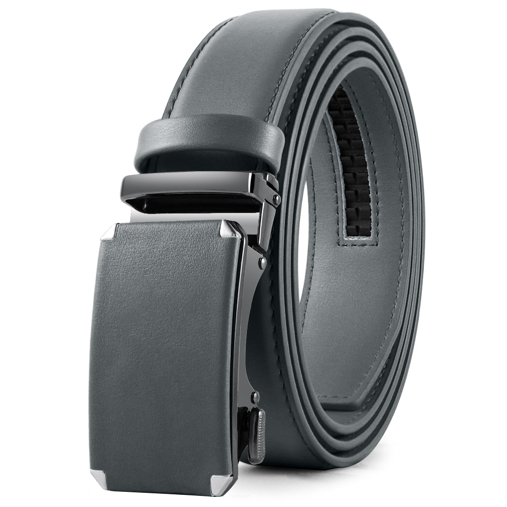 Mens Automatic Genuine Leather Leisure Fashion Ratchet Belt - Collection 1 (20 Styles)