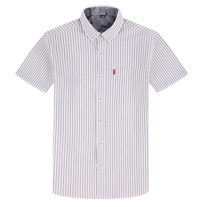 Men's Cotton Casual Dress Shirts Button Down Slim Fit  Short Sleeve Shirt (9 Styles)