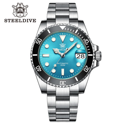 SD1953 Steeldive Brand 2022 Men Mechanical Wristwatch 41mm Stainless Steel Men Watch NH35 Sapphire Glass Men Watches reloj