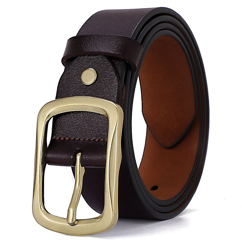 Men's Genuine Leather Fashion alloy luxury business belt - Collection 1 (11 Styles)