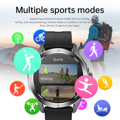 For Xiaomi S4 Ultra Outdoor Sports Smart Watch Men AMOLED Screen NFC GPS Compass Heart rate Waterproof Bluetooth Call SmartWatch