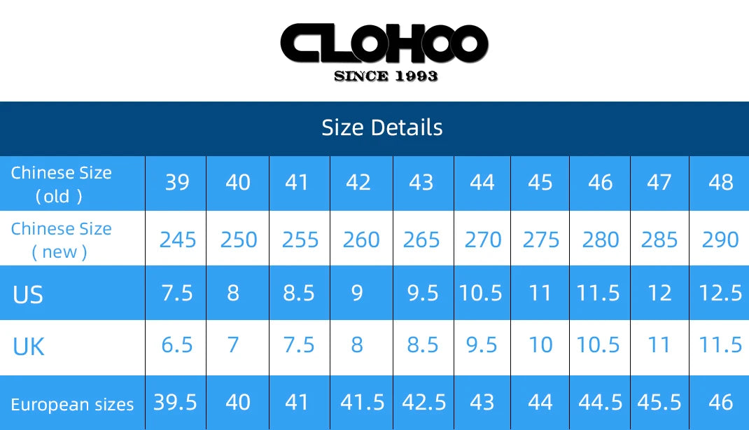 CLOHOO brand special edition two layer cowhide rubber sole handmade shoes business casual leather shoes men