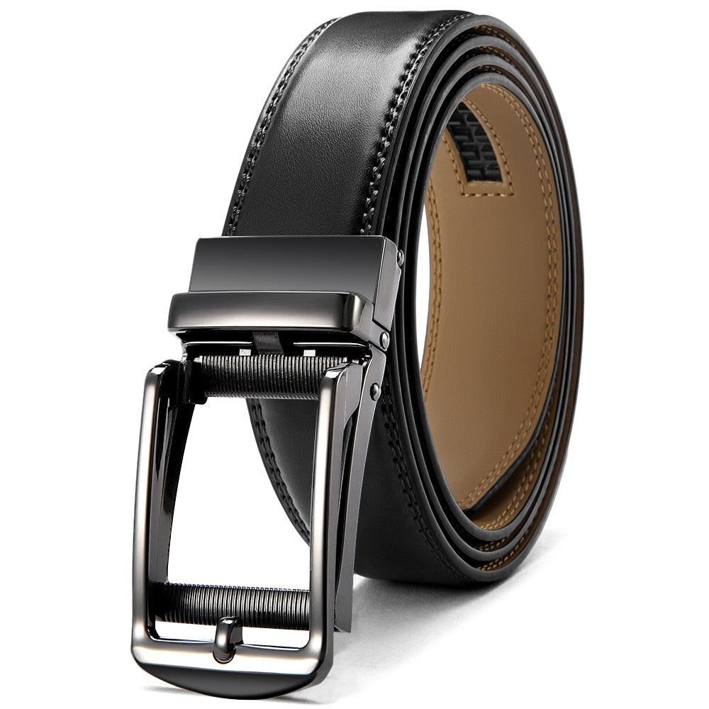 Mens Automatic Genuine Leather Leisure Fashion Ratchet Belt - Collection 1 (20 Styles)