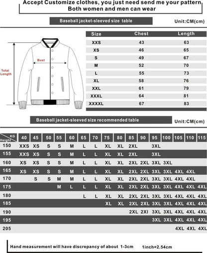 Unisex Lilo Stitch Hip Hop Harajuku Baseball Streetwear Loose College Jacket - Collection 2 (9 Options)