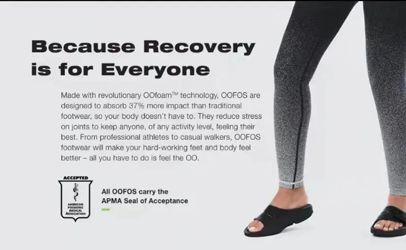 OOFOS NEW Sandals - Lightweight Recovery Shoes Slippers Men Women Soft Bottom Indoor Home Slides Sandals Light Beach Shoe