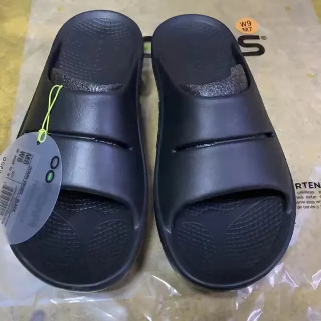 OOFOS NEW Sandals - Lightweight Recovery Shoes Slippers Men Women Soft Bottom Indoor Home Slides Sandals Light Beach Shoe