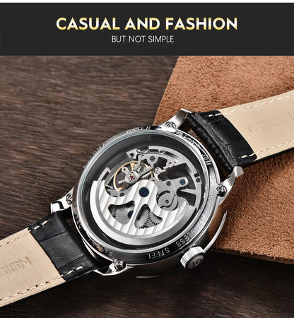 2024 PAGANI DESIGN New Men Luxury Automatic Mechanical Watch Stainless Steel Waterproof Sports Leather Watch Relogio Masculino