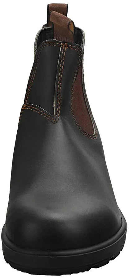Retro Leather Ankle Boots Men Chelsea Boot Casual Platform Shoes Man  Spring Winter Slip on Couples Booties Handmade Plus Size