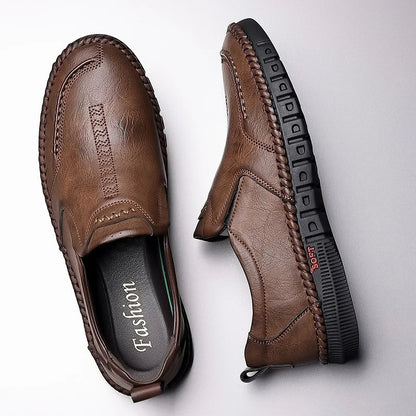 2024 Business Leather Shoes Moccasin Shoes Breathable Men's Casual Loafers Comfortable Shoes for Men Summer Men's Sneakers