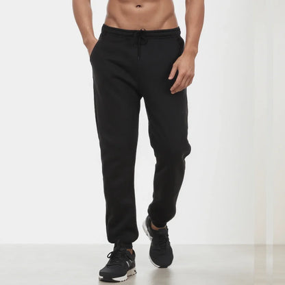 Men's Casual Fleece Sweatpants: Unisex Loose Fit Sports Pants for Autumn Winter Jogging - 11 Colors