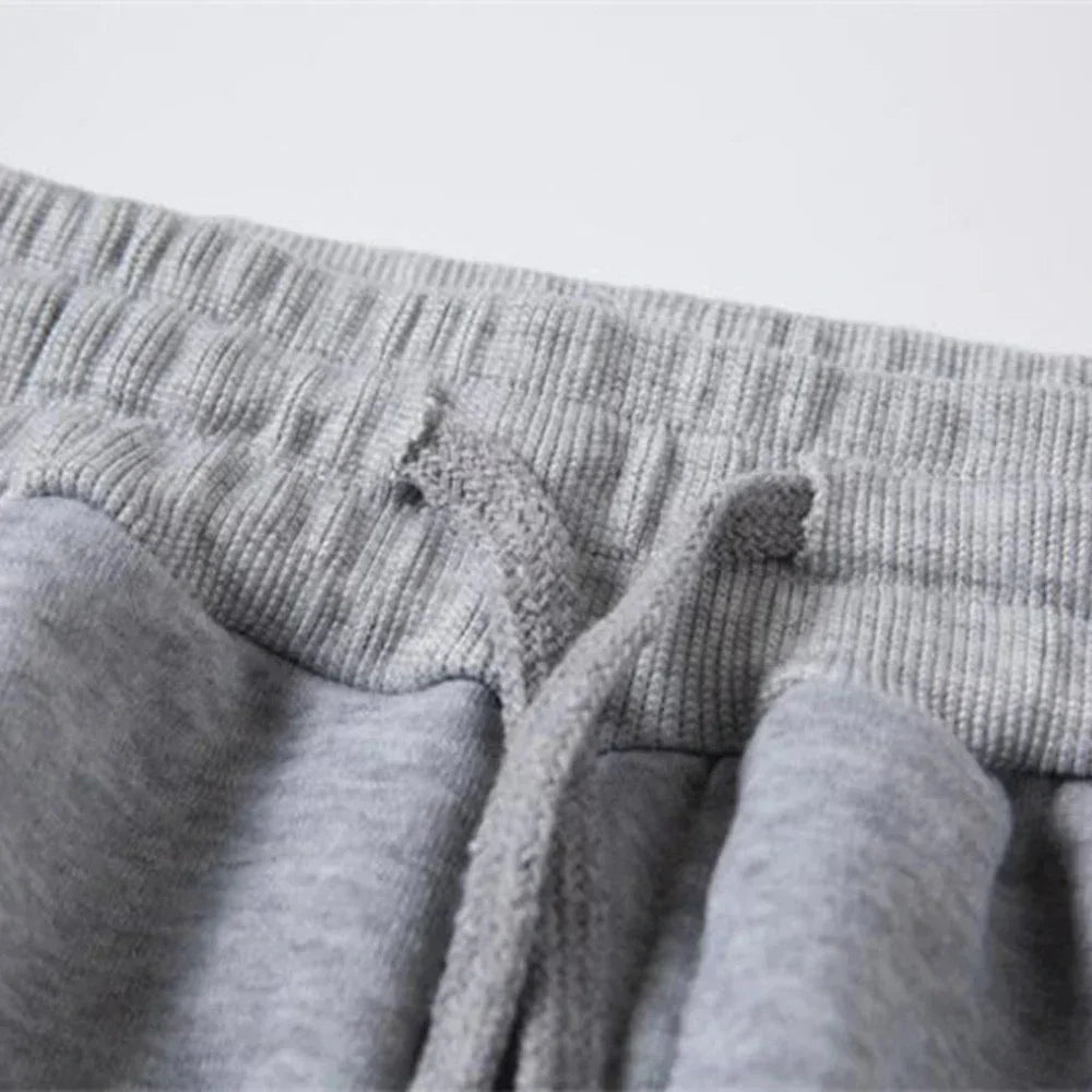 Men's Casual Fleece Sweatpants: Unisex Loose Fit Sports Pants for Autumn Winter Jogging - 11 Colors