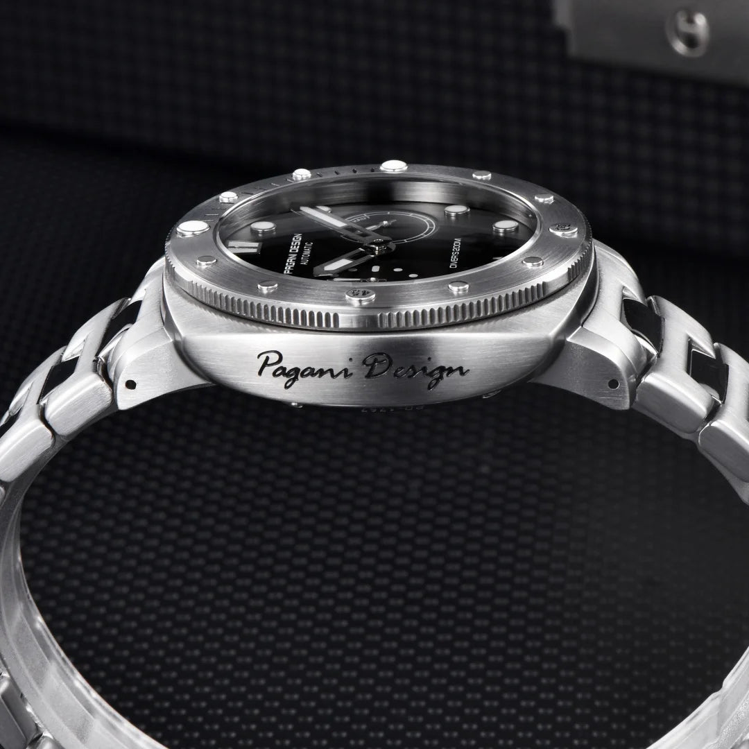 PAGANI DESIGN Men's Watches New Diver Automatic Mechanical Watch Sapphire Stainless Steel Sport 20 Bar Clock Relogios Masculino