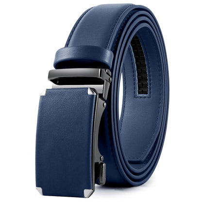 Mens Automatic Genuine Leather Leisure Fashion Ratchet Belt - Collection 1 (20 Styles)