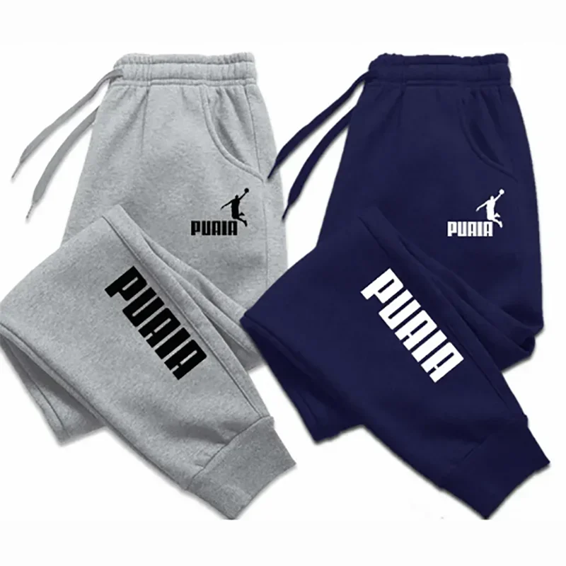 2024 Mens Print Pants Autumn/Winter New In Men's Clothing Trousers Sport Jogging Fitness Running Trousers Harajuku Streetwear