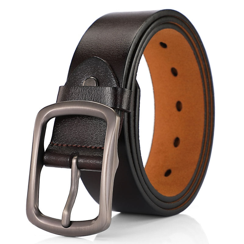 Men's Genuine Leather Fashion alloy luxury business belt - Collection 1 (11 Styles)