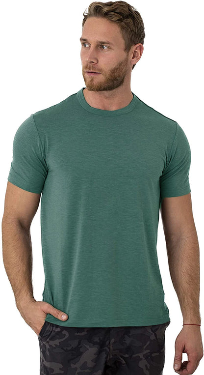 Men's Merino Wool Soft Wicking Breathable Anti-Odor No-itch T Shirt (USA Size) - Collection 2 (14 Colors)