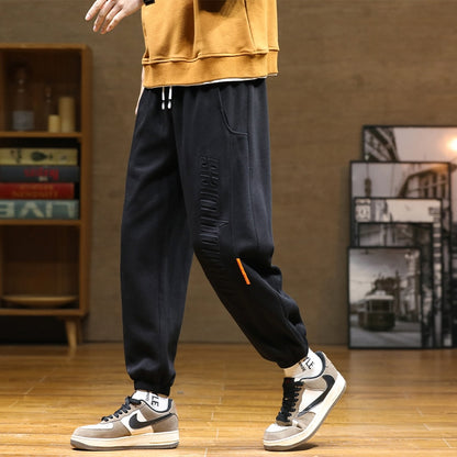 Men's Baggy Joggers Fashion Letter Hip Hop Streetwear Cotton Loose Sweatpants (4 Colors)