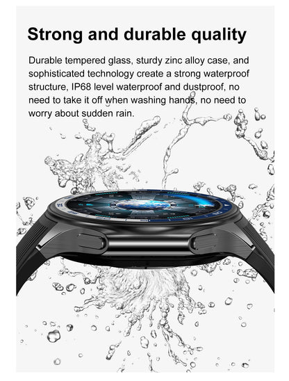 2024 New For OPPO Watch X Smart Watch 4G Memory Music Video Bluetooth Call IP68 Waterproof AMOLED Smartwatch For TWS Earphones ﻿