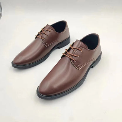 Spring and Autumn British Casual Business Formal Leather Shoes Men Shoes Heightening Single Shoes Shoes Casual Shoes Suit