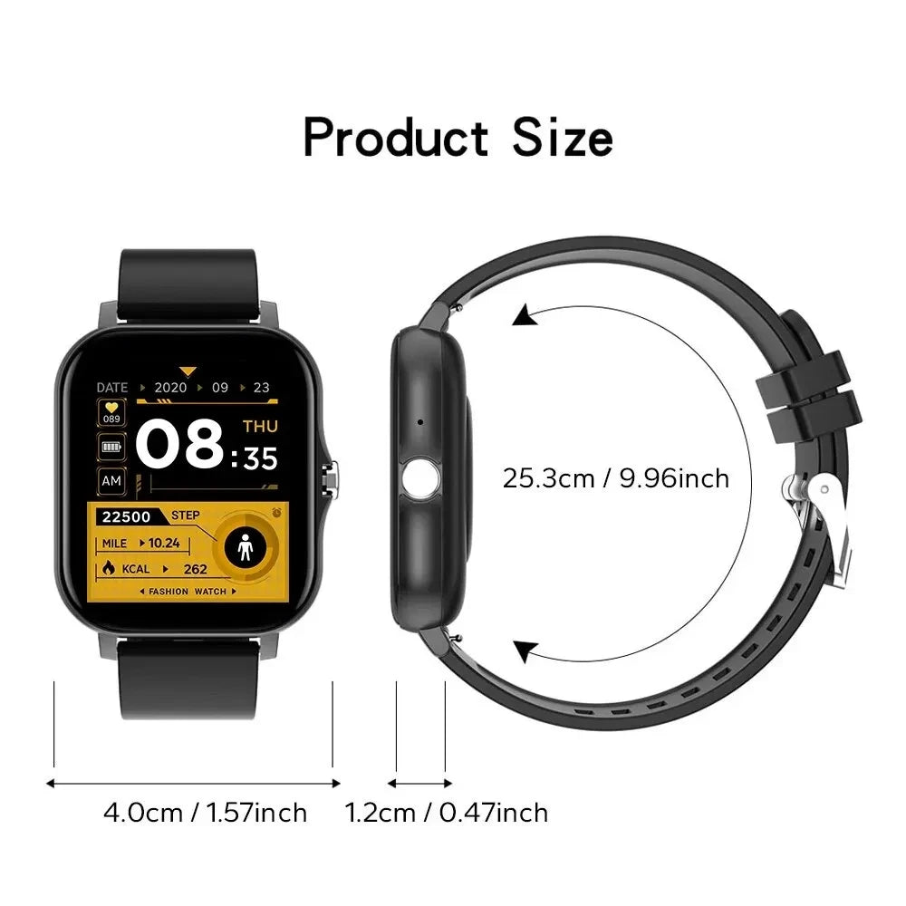 2024 Smart Watch Android Phone 1.44'' Inch Color Screen Bluetooth Call Blood Oxygen/Pressure Monitoring Smart Watch Women Men