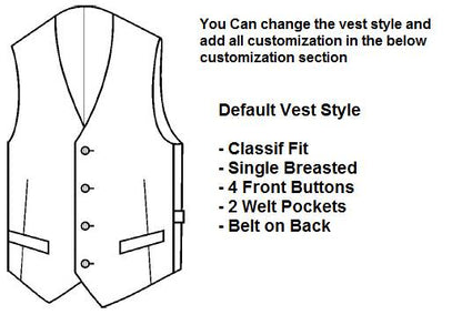 Plaid Made To Measure Vest  - ET0038_MTM_SV