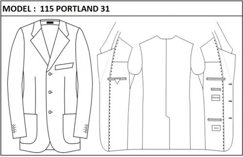 CLASSIC - SINGLE BREASTED, 3 BUTTONS,NOTCH  LAPEL JACKET-115_PORTLAND_31