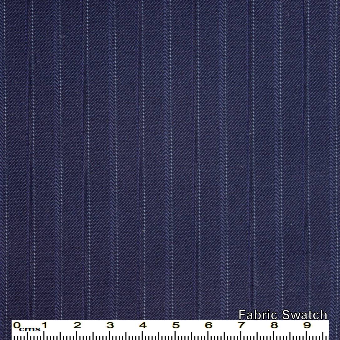 Bunting Blue Stripes Made To Measure Jacket - VBC0034_MTM_SJ