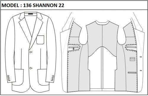 CLASSIC - SINGLE BREASTED, 2 BUTTONS,NOTCH  LAPEL JACKET-136_SHANNON_22