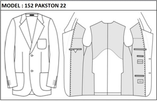 CLASSIC - SINGLE BREASTED, 2 BUTTONS,NOTCH  LAPEL JACKET-152_PAKSTON_22