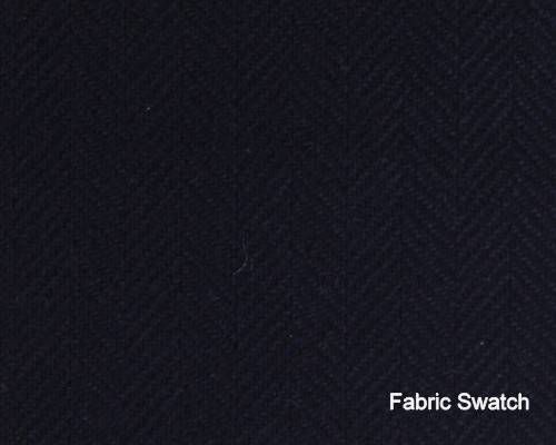 100% Cashmere Midnight Express Herringbone Made To Measure Vest  - CER0002_MTM_SV