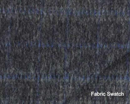 100% Cashmere Vulcan Grey Windowpane Made To Measure Jacket  - CER0006_MTM_SJ