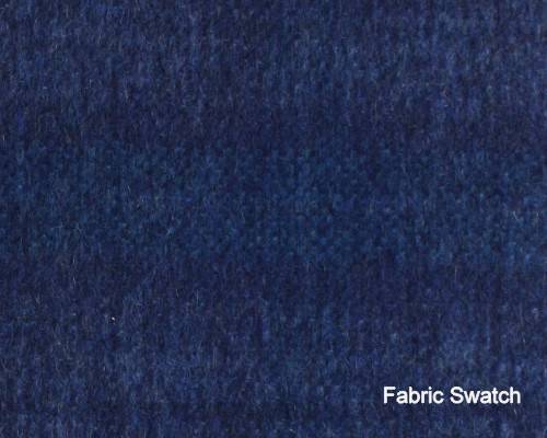 100% Cashmere Regal Blue Plaid Made To Measure Vest  - CER0010_MTM_SV