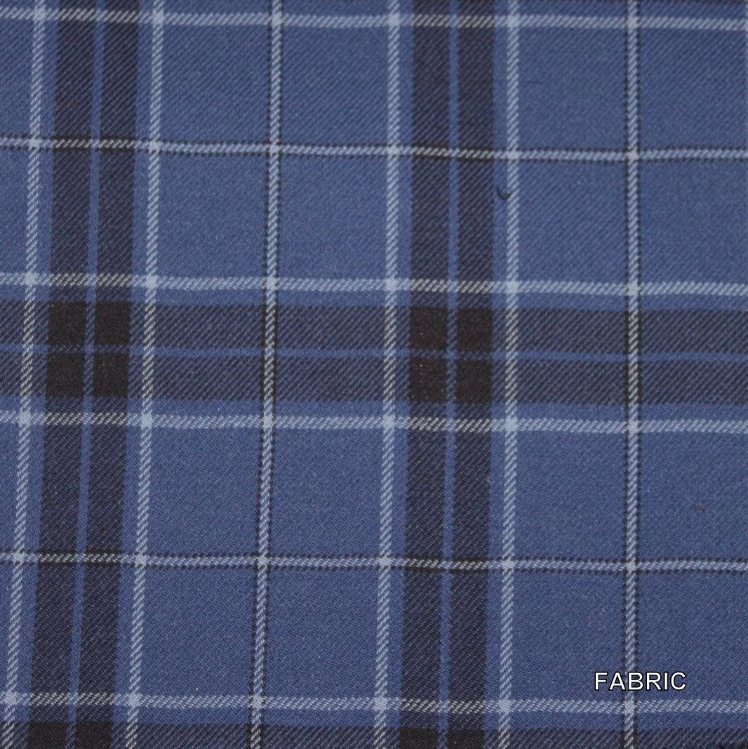 Blue Plaid Made To Measure Vest - VBC0040_MTM_SV