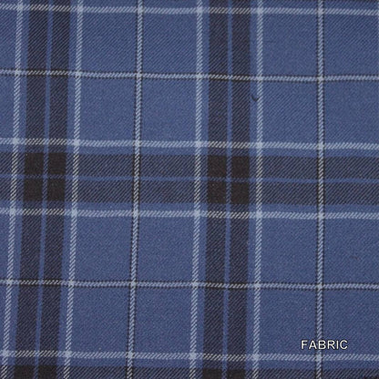 Blue Plaid Made To Measure Vest - VBC0040_MTM_SV