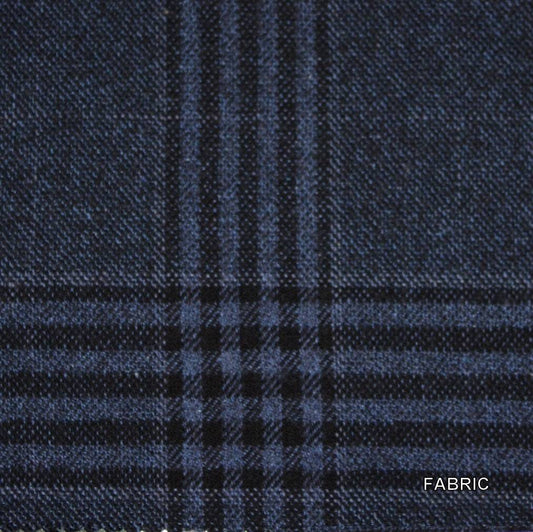 Navy Plaid Made To Measure Pant - VBC0045_MTM_SP