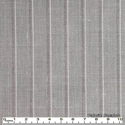 Mountain Mist Grey Chalk Stripes Made To Measure Jacket - VBC0049_MTM_SJ