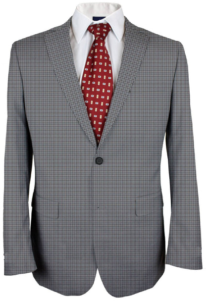 Shuttle Grey Checks Made To Measure Jacket - VBC0057_MTM_SJ