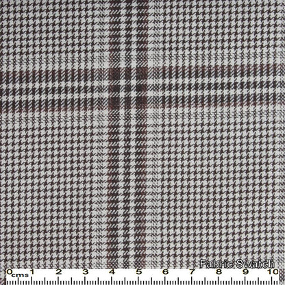 Havana Brown Plaid Made To Measure Jacket - VBC0059_MTM_SJ