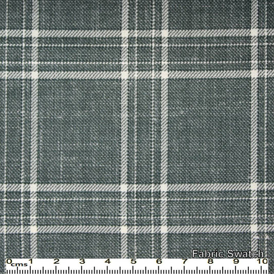 Nevada Grey Plaid Made To Measure Vest - VBC0062_MTM_SV