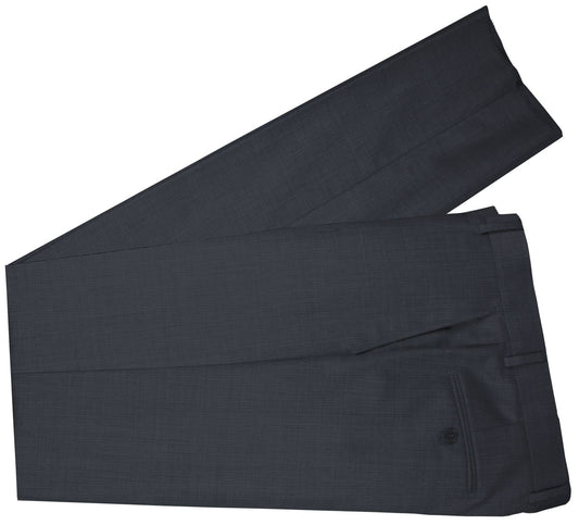 Steel Grey Sharkskin Made To Measure Pant - VBC0075_MTM_SP