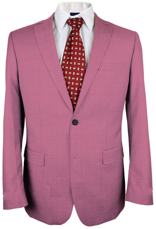 Pale Violet Red Plain Made To Measure Jacket - VBC0526_MTM_SJ