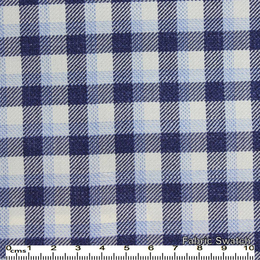 Grey Nurse Check Made To Measure Vest - VBC0529_MTM_SV