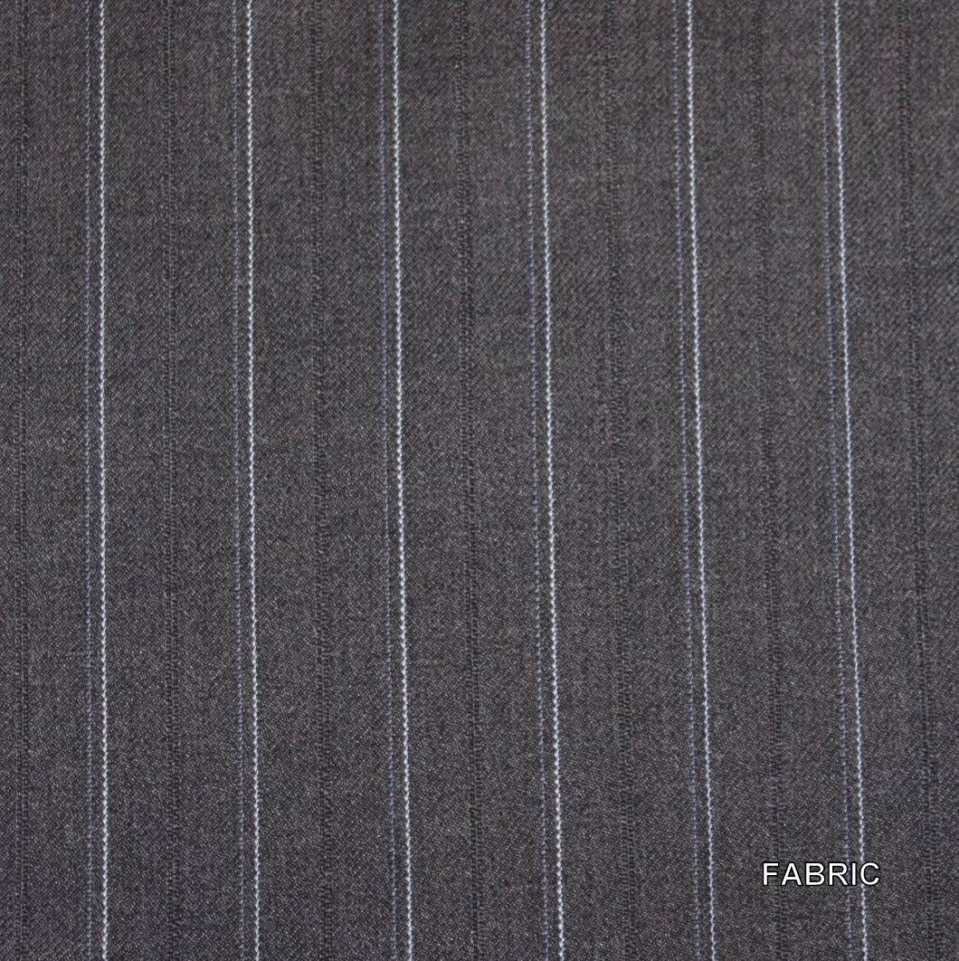 Payne's Grey Stripes Made To Measure Vest - VBC0086_MTM_SV