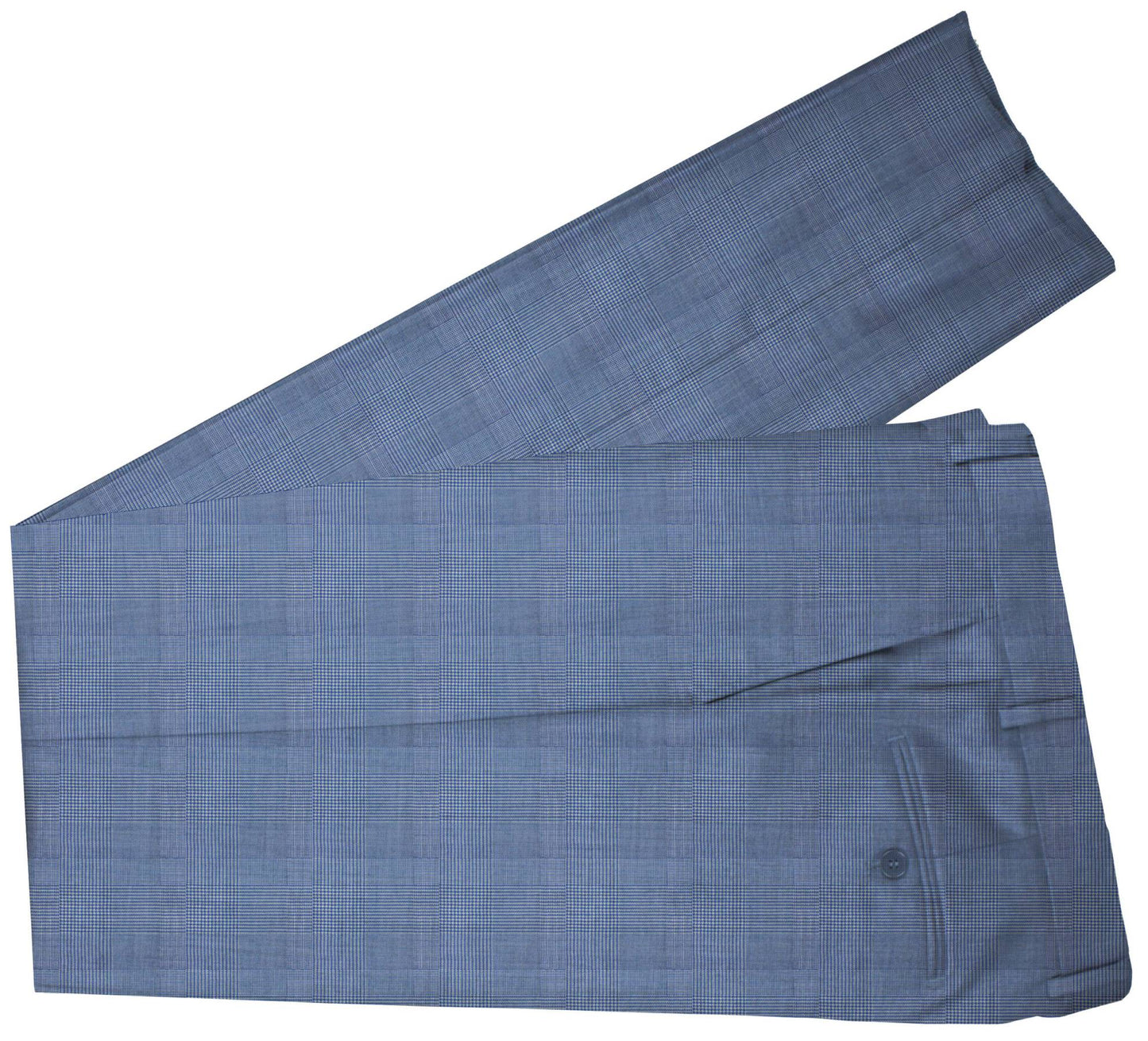 Ship Cove Blue Glencheck Made To Measure Pant - VBC0139_MTM_SP